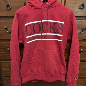 Garnet University of South Carolina Gamecocks Champion brand hoodie, Size - M